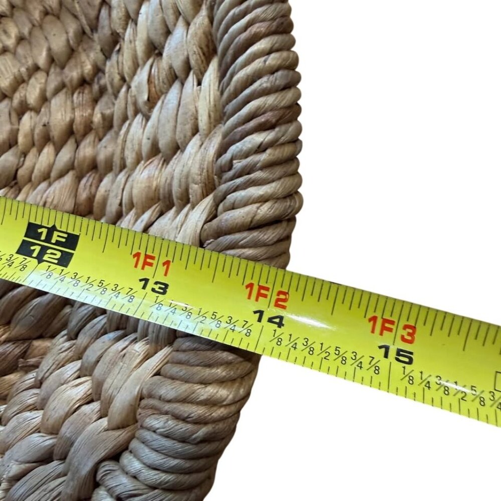 Woven Rattan Basket Table Display Centerpiece Wicker - Picture 6 of 7